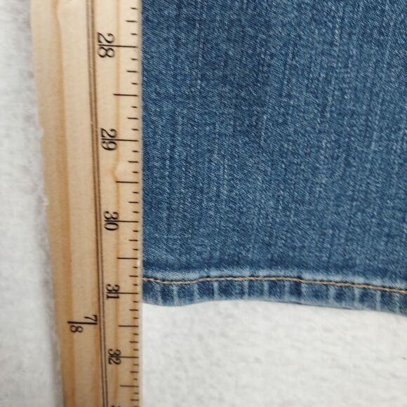 Lucky Brand Sweet Jean Straight Women's Jeans 12/31 Regular Blue Denim Stretch - Picture 9 of 11